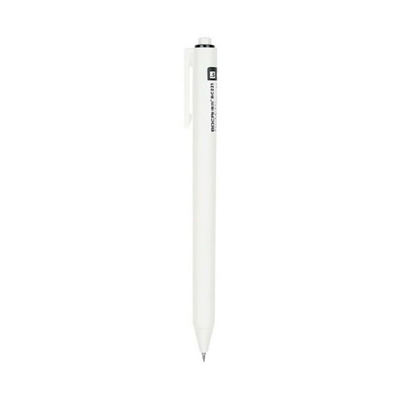 Standard Ballpoint Pen, 0.5 mm, Black Ink, White Body, 6 Count Retractable Advanced Ink Ball Point Pens