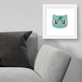 thumbnail image 2 of Gallery Pops Pokemon - Bulbasaur Face Wall Art, White Framed Version, 12" x 12", 2 of 5