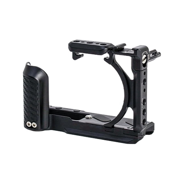 Anodized 6061 Aluminum Metal Cage for Camera Base, Black and Titanium Colors, Different Dimensions and Weights