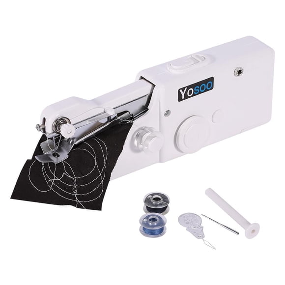 Hilitand Sewing Machine, Electric Sewing Machine,Home Travel Mini Portable Cordless Handheld Multifunctional Single Stitch Sewing Machine