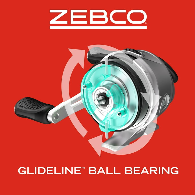 Zebco 33 Platinum Spincast Reel and Fishing Rod Combo, 6-Foot 2