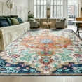 thumbnail image 3 of Jamfeel Soft Vintage Rugs Distressed Printed Area Rug Carpet for Living Room Bedroom Home Decor,4'x6',Orange, 3 of 7