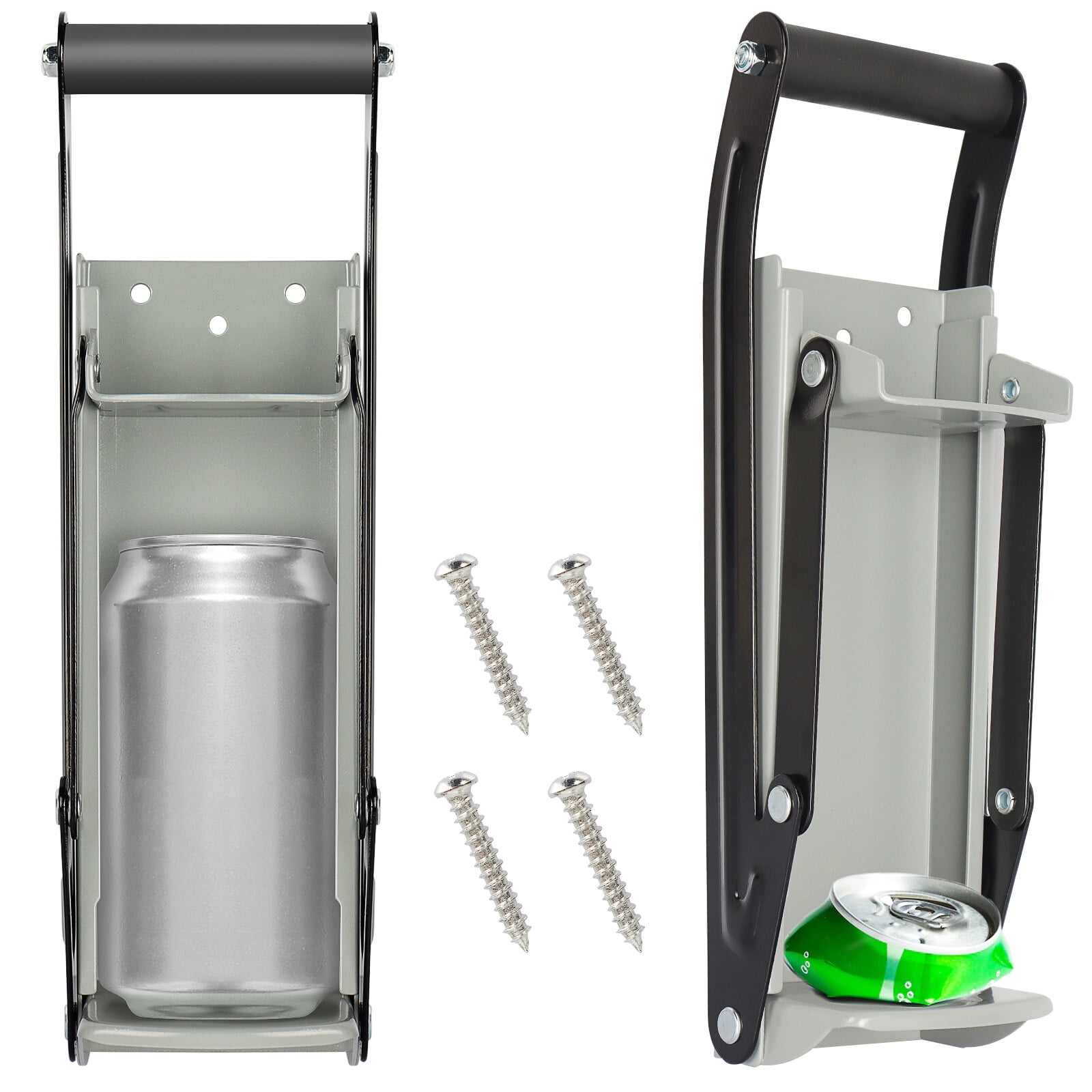 16 oz. Metal Can Crusher,Heavy Duty Aluminum Can Crusher Wall Mounted