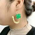 thumbnail image 6 of Women Jewelry St. Patrick’s Day Drop Earrings Dangle Earrings Pendant Earrings, 6 of 10