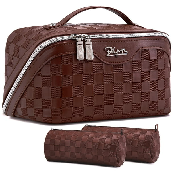 Bolsa organizadora de viaje para maquillaje BOYATU, juego de 3 piezas, impermeable