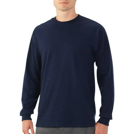 Fruit of the Loom Mens Platinum EverSoft Long Sleeve T-Shirt, Available up to size 4X