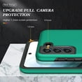 thumbnail image 3 of Shockproof Case for Samsung Galaxy S21 5G, [Built-in Camera Cover] Military Grade Phone Case Cover with Embedded Metal Ring Stand Kickstand [Support Magnetic Car Holder] for S21, Green, 3 of 13