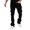 Blue, variant on Mens Jeans Slim Fit Tapered Denim Pants with Mid Rise Stretch Casual Relaxed Fit Outdoor Denim Pants