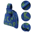 thumbnail image 3 of Unique Bargains 1 Pc Knitted Wrist Bag Letter Gift Bag Blue, 3 of 5