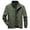 Olive Green, variant on WREESH Fashion Jacket Men'S Casual Sports Daily Outdoor Stand Collar Long Sleeve Jacket Olive Green