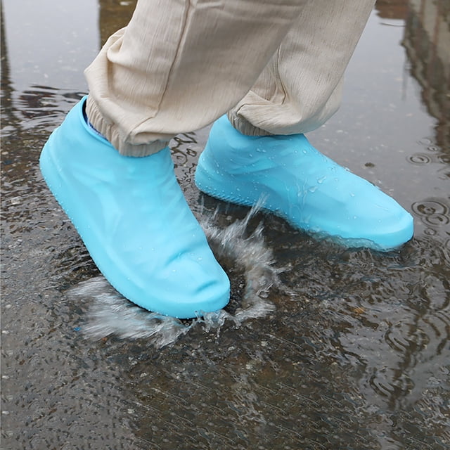 Xihbxyly Cubrezapatos Impermeables, Diseño Antideslizante Duradero, Plegables y Portátiles, Protección Superimpermeable, Ideal para Deportes Al Aire Libre, Senderismo, Jardinería, Reutilizables, Tall