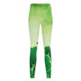 thumbnail image 4 of Womens St. Patricks Day Print High Waist Yoga Pants For Women's Leggings Tights Compression Yoga Running Fitness High Waist LeggingsTrendy Daily Wear For Vacation Green XXL, 4 of 5