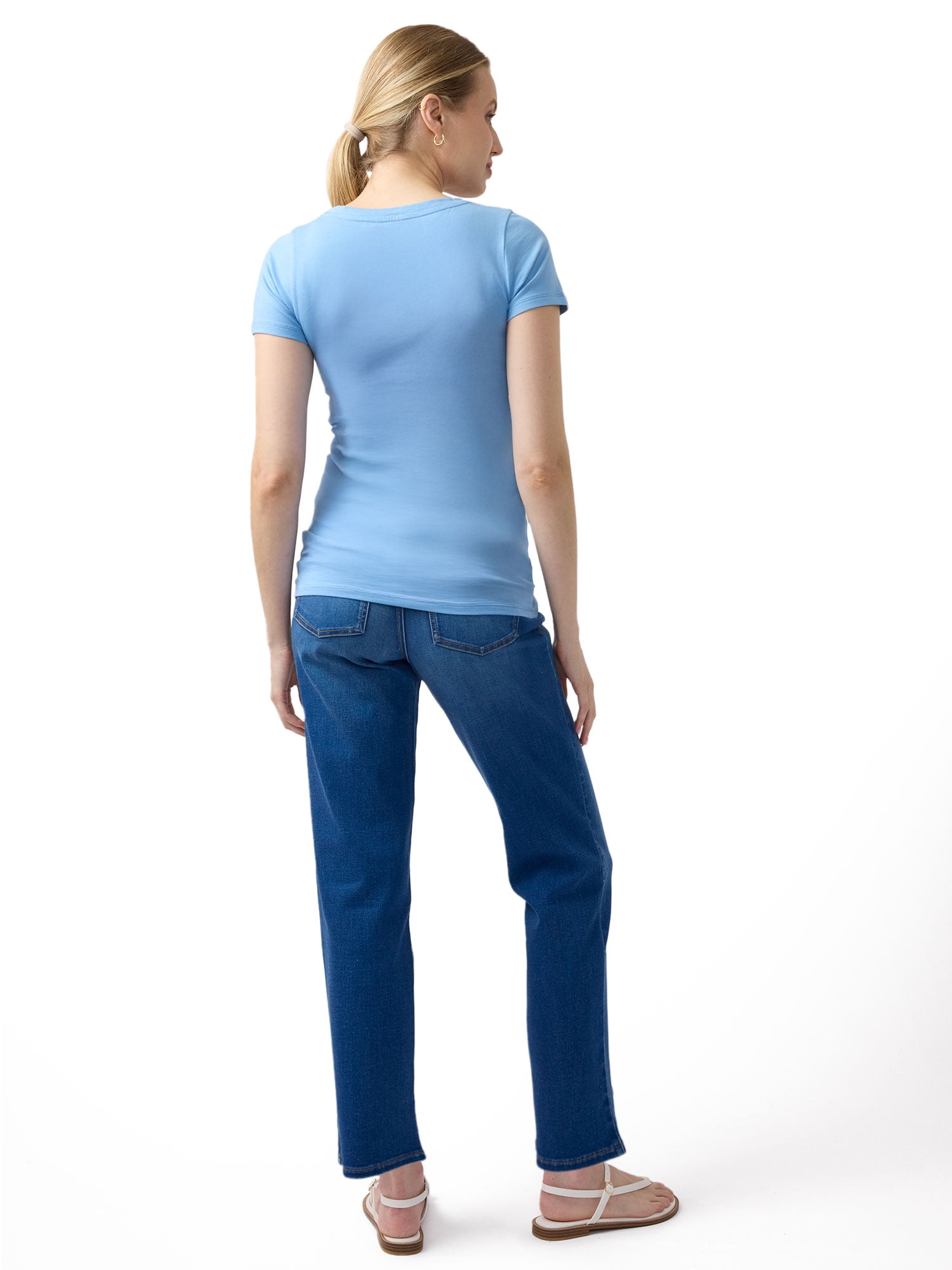Ingrid & Isabel For Every Belly Maternity Fitted V-Neck Tee, Sizes S-XXL