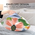 thumbnail image 4 of Yayeee Pillowcase Queen Size Set of 2 Satin Wrinkle Resistant Pillow Case, Retro Pink Floral, 4 of 7