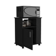 thumbnail image 5 of TUHOME Lower Microwave Storage Cabinet with Single Door and Three Side Shelves for Organized kitchen, 5 of 7