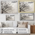 thumbnail image 4 of Designart "Dreamlike White Pine Minimalism I" Tree Pine Floater Framed Wall Art Prints, 4 of 5