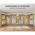 thumbnail image 6 of VIPEK Classic V6 Wire Garment Rack Clothes Rack, 68.9" L x 15.7" W x 76.4" H, Max Load 850LBS, Gold, 6 of 8