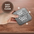 thumbnail image 7 of 3drose, Silver Snowflakes, Set of 8 Coasters - Soft, 7 of 7