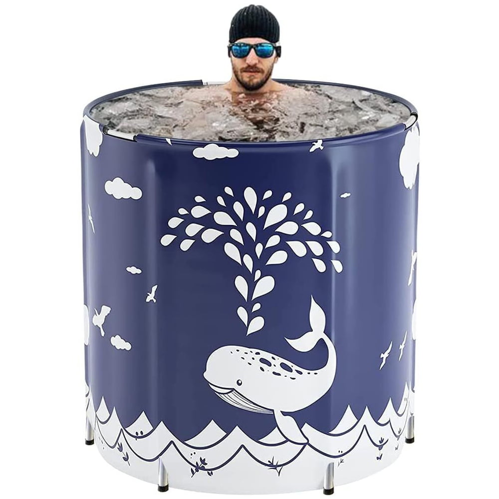 Portable Foldable Bathtub, Separate Family Bathroom SPA Tub, Soaking