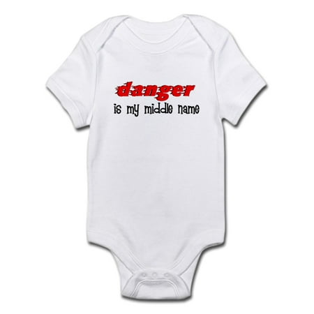 

CafePress - Danger Is My Middle Name Infant Bodysuit - Baby Light Bodysuit