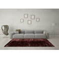 thumbnail image 3 of Ahgly Company Indoor Rectangle Abstract Red Modern Area Rugs, 8' x 12', 3 of 4