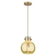 thumbnail image 5 of 410-1PS-PN-G410-8ME Innovations Lighting Newton Sphere - 1 Light Mini Pendant In Industrial Style-9.13 Inches Tall and 8 Inches Wide-Polished Nickel, 5 of 5