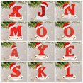 thumbnail image 2 of 2024 Feliz Navidad 26 letras acrílico plano mixto personalizado sombrero rojo árbol de Navidad percha colgante ventana regalo de vacaciones de Año Nuevo, 2 of 5
