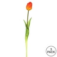 thumbnail image 3 of Vickerman 19" Artificial Orange Tulip Stem, Set of 3, 3 of 4
