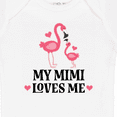 thumbnail image 4 of Inktastic My Mimi Loves Me Flamingo Girls Baby Bodysuit, 4 of 5