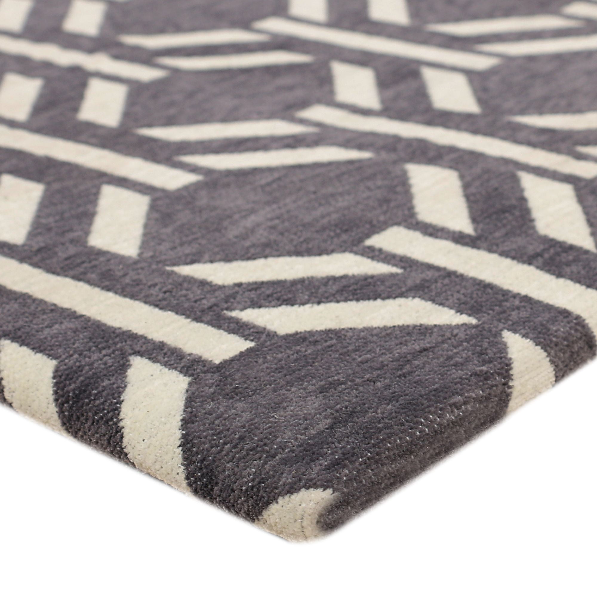 RugSmith Dark Grey Maze Anti-Fatigue Kitchen Mat, 20" x 36"