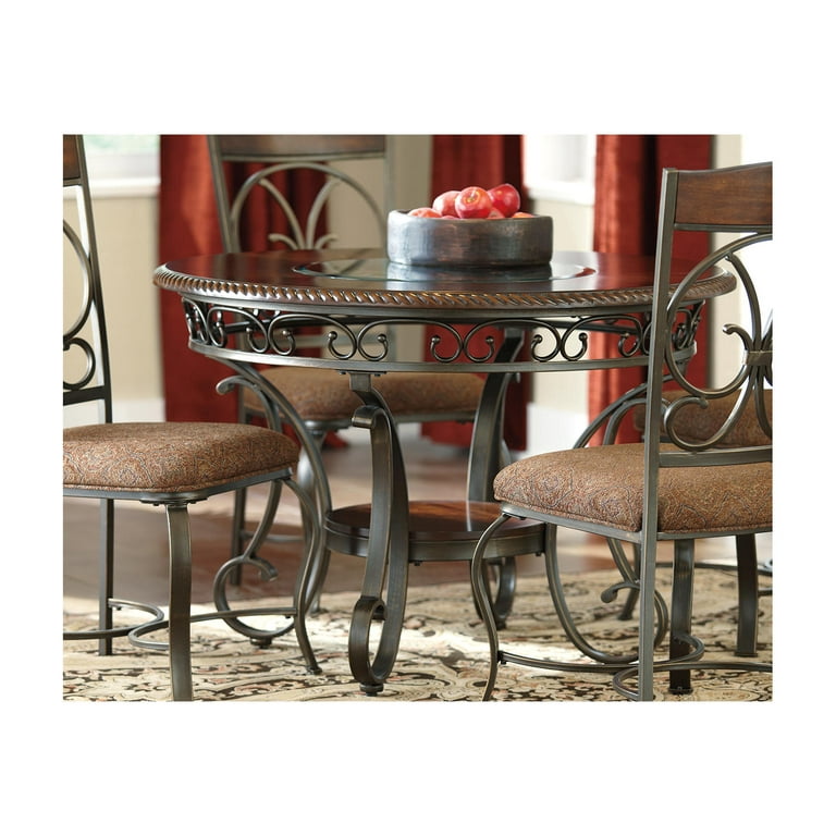 Ashley glass dining table outlet