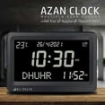 thumbnail image 4 of Azan Prayer Clock Calendar Muslims Islamic Mosque Calendar Prayer Table Clock_Perfect Gift, 4 of 5