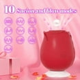 Rose Vibrator for Women Clitoral Stimulator Made of BodySafe