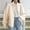 Beige A, variant on Enjoytime Zip Up Sweatshirt Women Solid Color Stand Up Collar Long Sleeve Knitted Cardigan Winter Warm Dressy Casual Coat