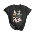 thumbnail image 2 of BVOFAR Womens Happy Easter Shirts 2025 Bunny Rabbit Graphic T-Shirts Trendy Round Neck Tunics Funny Eggs Print Tops Casual Short Sleeve Tees, 2 of 5