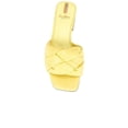 thumbnail image 4 of Sam Edelman Dawson Butter Yellow Block Heel Slip On Woven Fashion Slides Sandals (Butter Yellow, 5.5), 4 of 5