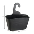 thumbnail image 3 of Maison Concepts Multi-Purpose Plastic Hanging Basket Black - Set of 2 (9.45L X 2.75W X 10.05H), 3 of 3