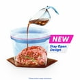 Ziploc® Brand Freezer Bags, Quart Food Storage Bags with Stay