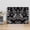 Black, variant on Black and White Floral Wall Art for Living Room,Canvas Picture Wall Decor for Bathroom Bedroom,Modern Oil Painting Abstract Art Painting Artwork for Office Kitchen Hallway Dining Room Decor 16"x20"