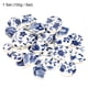thumbnail image 3 of Uxcell 1 juego de azulejos de mosaico de cerámica irregular azul y blanco de 0.94'' 1.18'' 1.22'' 1.61'' para kits de mosaico, 3 of 7