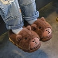 thumbnail image 6 of Little Cozy Winter Kids Slippers With Cute Cartoon Girls Indoor Memory Foam Footbed Young Girls Shoes, 6 of 7