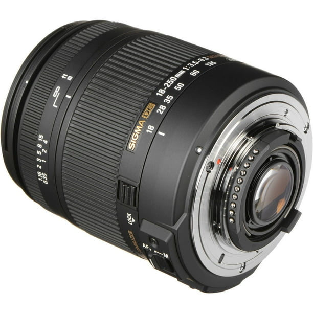 Sigma 18-250mm F3.5-6.3 DC Macro OS HSM for Nikon F Mount (883-306