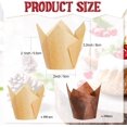 thumbnail image 6 of Wattne 400 Pieces Mini Tulip Baking Cups Muffin Liners Cupcake Cases Baking Cup Holders for Wedding, Birthday, Baby Shower, 6 of 8