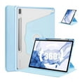 thumbnail image 2 of 360° Rotation Case For Samsung Tab S6 Lite A8 A9+ S7 S8 S9 FE 11‘’ S7 FE S8 S9 Plus S9 FE +12.4 Stand Tablet Cover With Pen Slot Green And Film S7 S8 11inch, 2 of 6