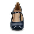 thumbnail image 6 of Journee Womens Okenna Low Heel Square Toe Pumps, Widths Available, 6 of 8