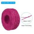 thumbnail image 2 of Uxcell 1 Roll Raffia Ribbon, 109 Yard Paper Twine String for Festival Gifts Wrapping, Rose Red, 2 of 6