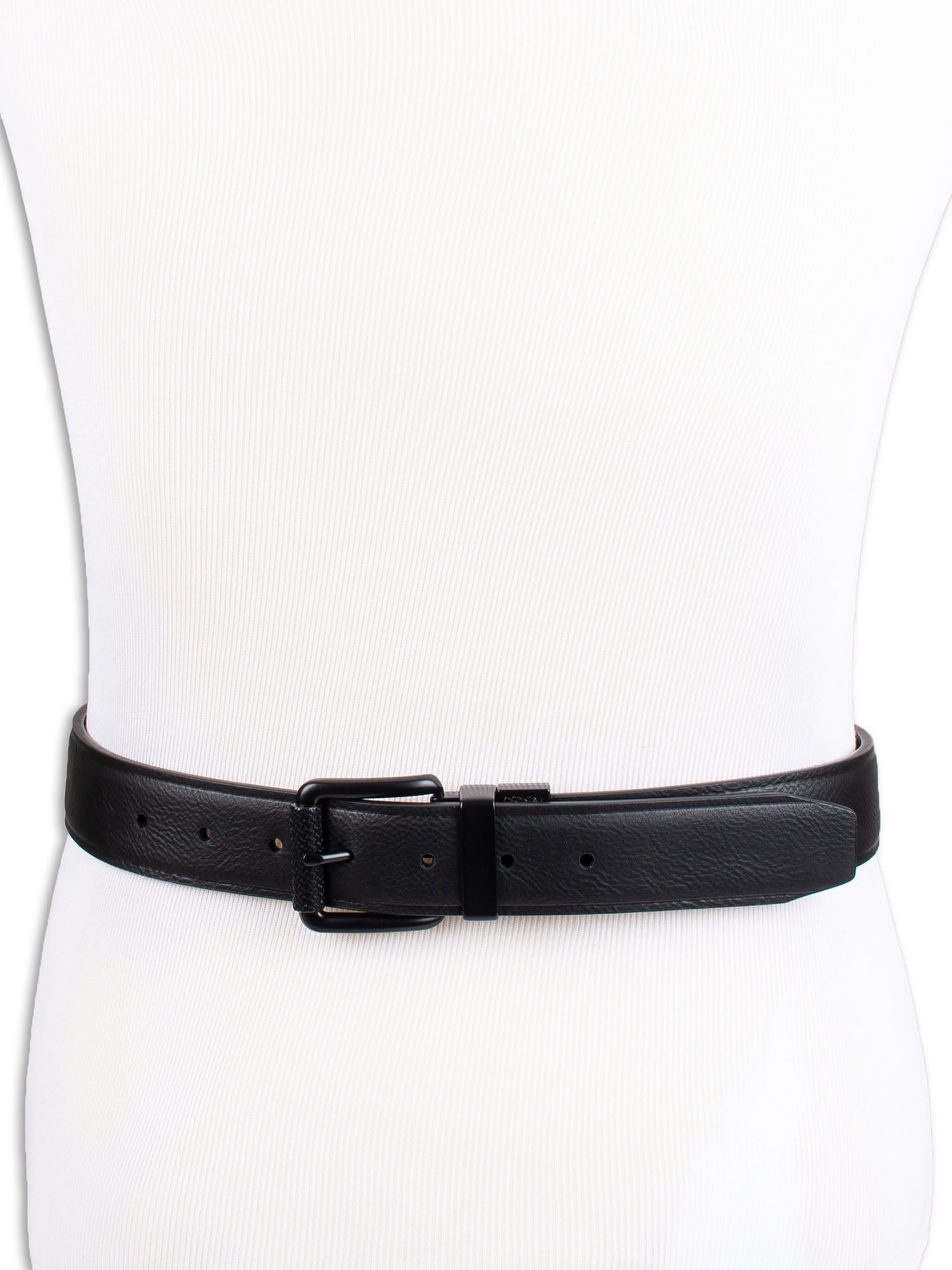 Genuine Dickies Men's Two-In-One Reversible Black to Brown Casual Stretch Belt