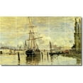 thumbnail image 1 of Ceramic Tile Mural-Claude Monet Ships Shower Tile Mural 23. 30" w x 18" h using (15) 6 x 6 ceramic tiles, 1 of 3