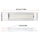 thumbnail image 4 of Kenally Paquete de 2 barras de luz de automóvil de aleación de aluminio 6000K 12-80V 10W desmontable extraíble RV Cabin Home Outdoor Camping Strip Accesorios para vehículos recreativos Kenally VI016063-00B, 4 of 6