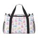thumbnail image 1 of Fotbe Easter Colorful Rabbit Bolsa de Viaje con Estampado, Bolsa de Fin de Semana para Mujer con Compartimento para Zapatos, Bolsa de Gimnasio con Bolsillo Húmedo, 1 of 7